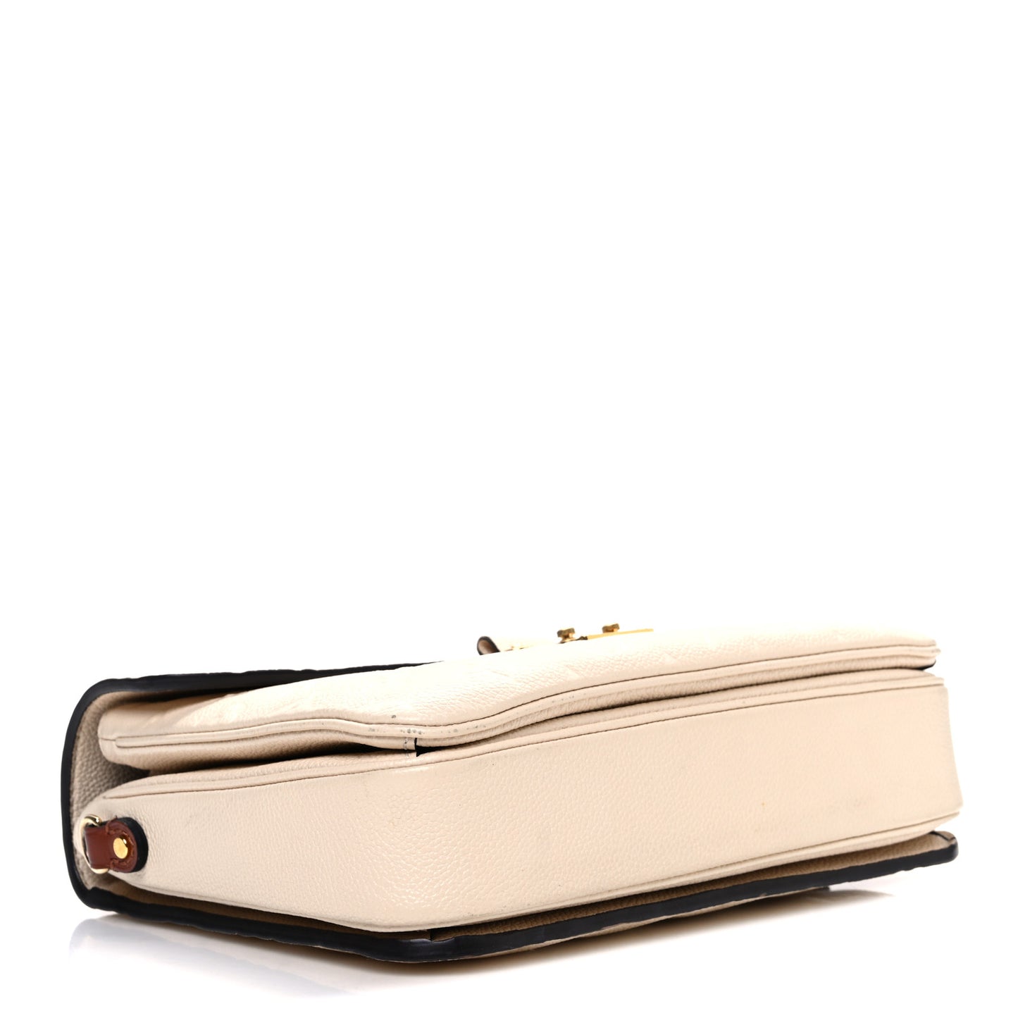 Empreinte Braided Pochette Metis Creme Beige Caramel