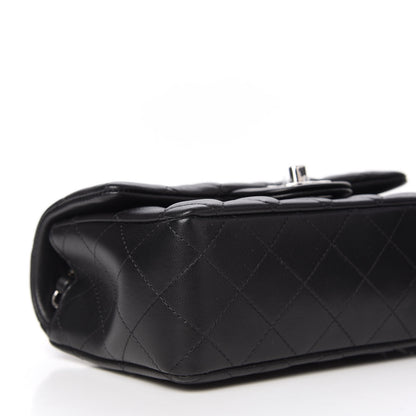 Chanel Lambskin Quilted Mini Rectangular Flap Black 9 of 12