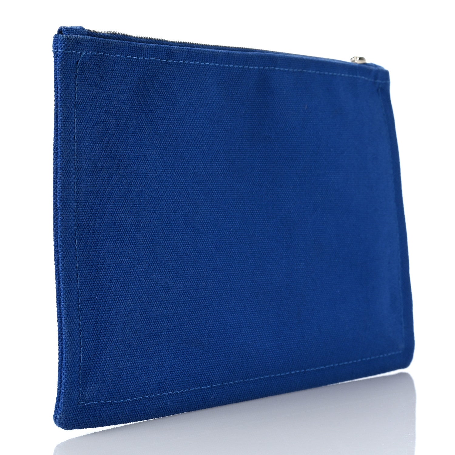 Hermes Toile Small Bain New Yachting Case Bleu Electrique 3 of 8