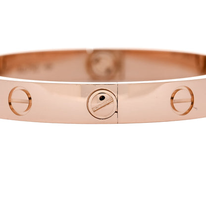 Cartier 18K Pink Gold LOVE Bracelet 15 4 of 8
