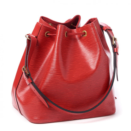 Louis Vuitton Epi Petit Noe Castillan Red 2 of 7
