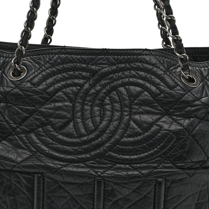 Chanel Calfskin Small Shopping in Moscow Tote Black 5 of 10