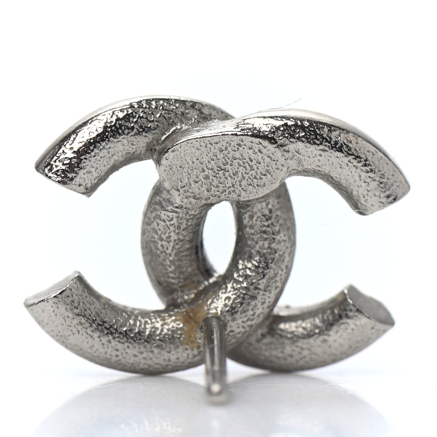 Crystal CC Earrings Silver