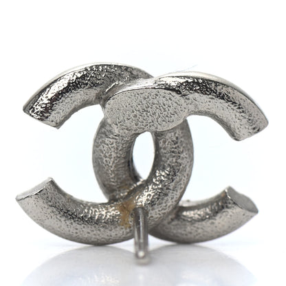 Chanel Crystal CC Earrings Silver 4 of 4
