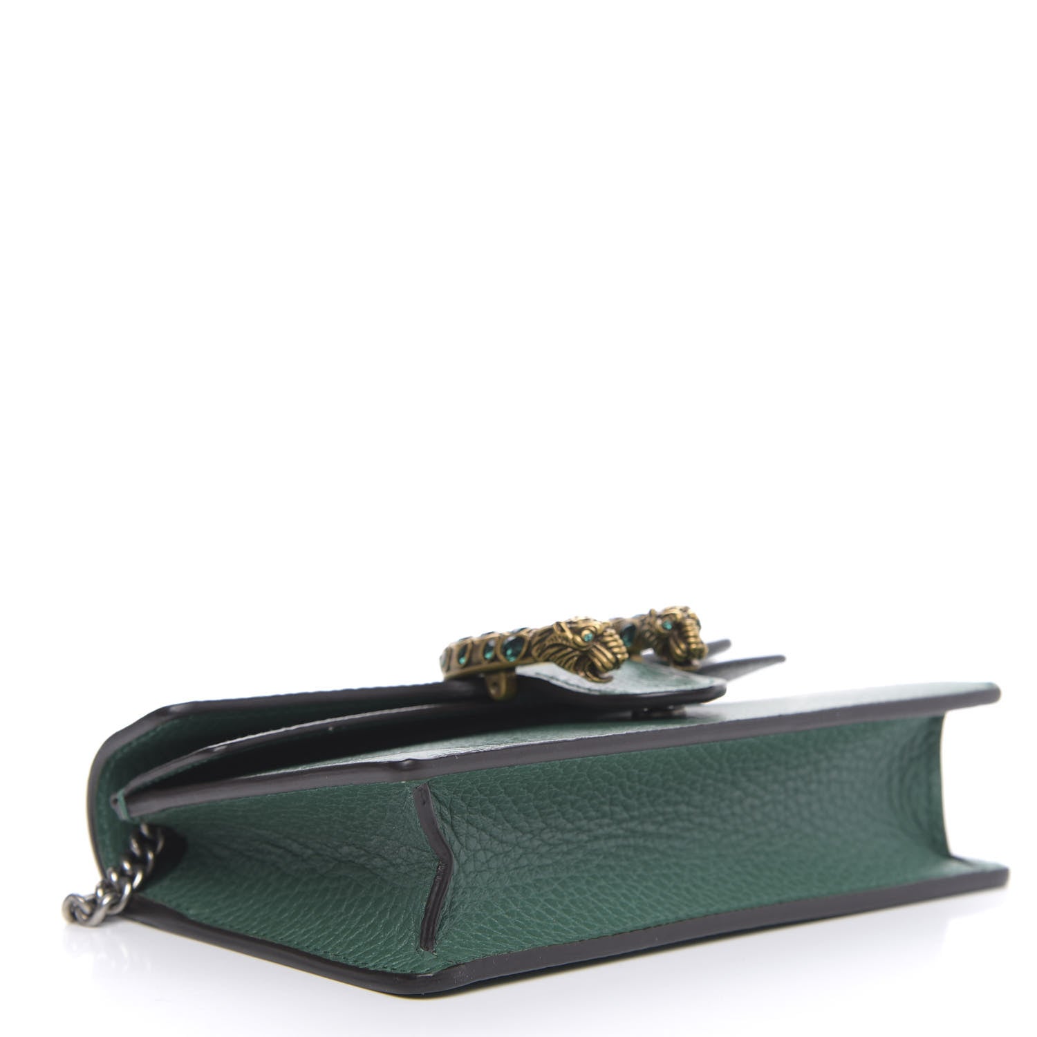 Gucci Calfskin Super Mini Dionysus Shoulder Bag Emerald 4 of 10