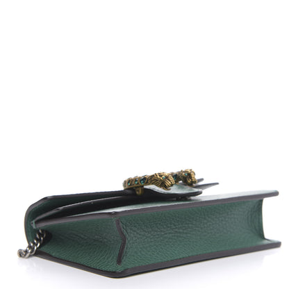 Gucci Calfskin Super Mini Dionysus Shoulder Bag Emerald 4 of 10