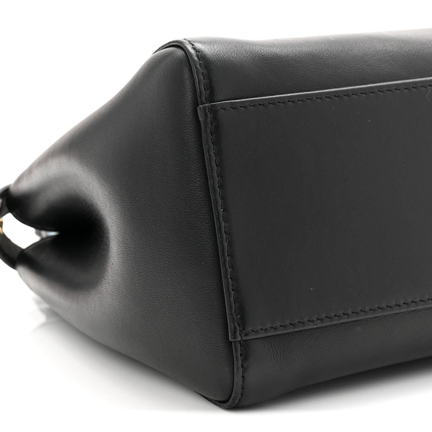 Fendi Nappa Mini Peekaboo Iconic Satchel Black 9 of 11