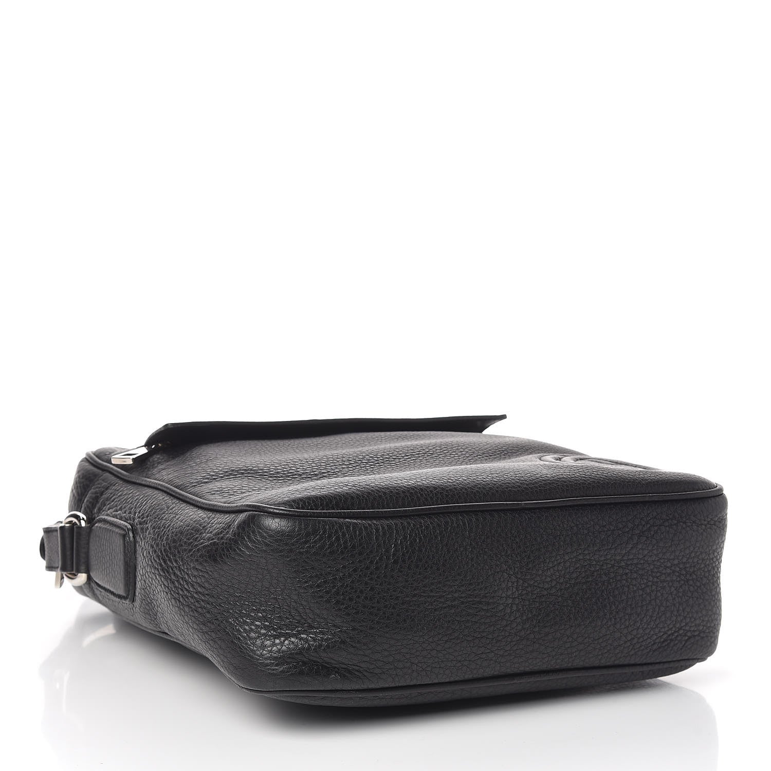 Gucci Pebbled Calfskin Medium Soho Messenger Bag Black 4 of 10