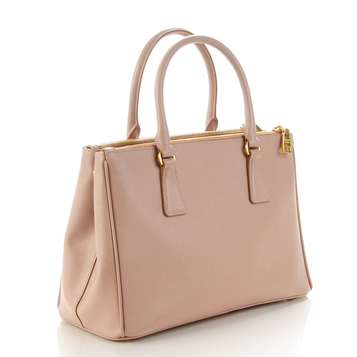 Prada Saffiano Small Galleria Double Zip Tote Cammeo 3 of 9