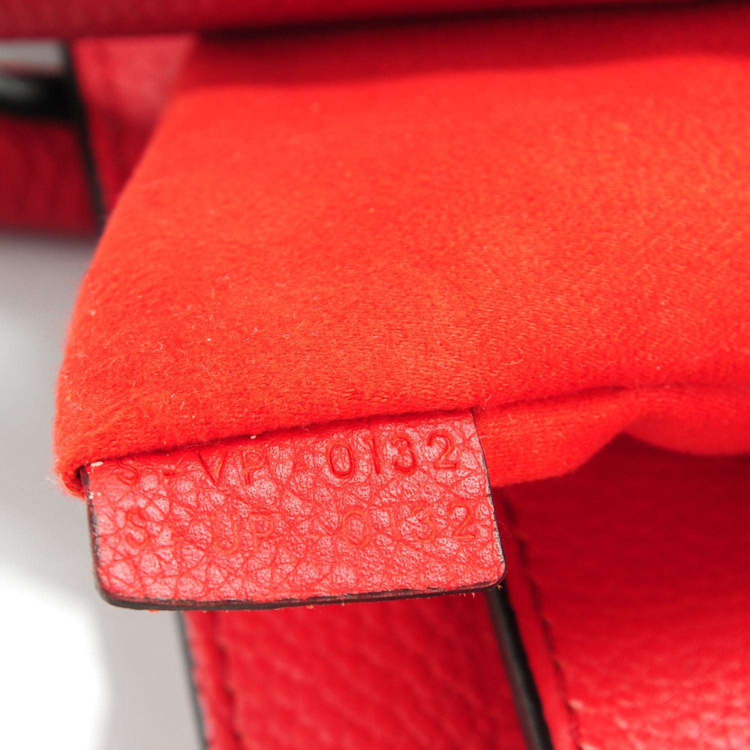 Celine Drummed Calfskin Mini Luggage Coquelicot 11 of 12