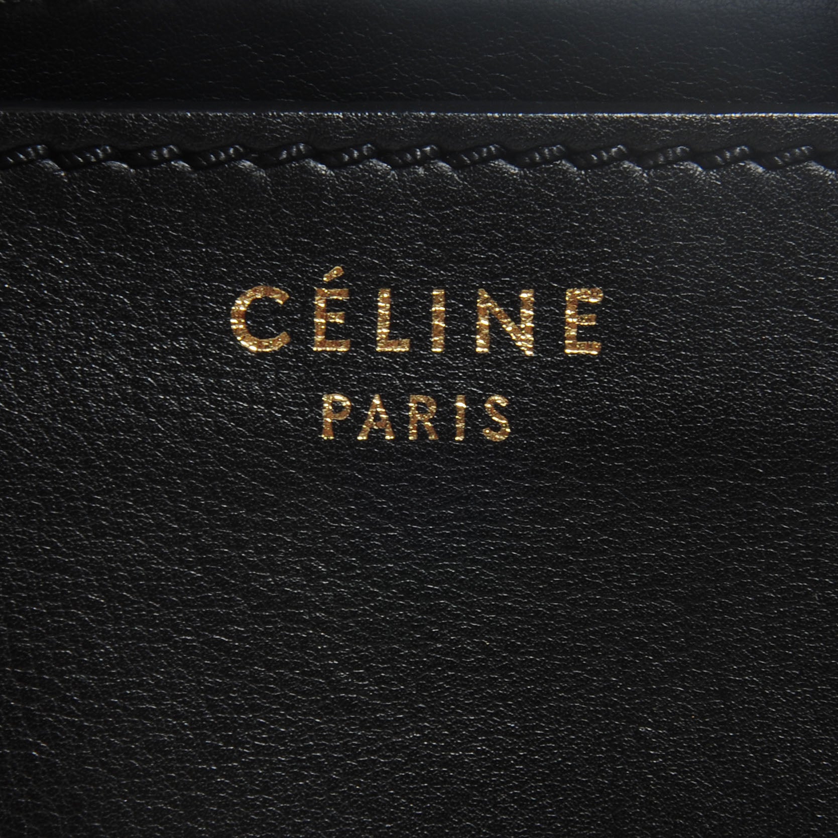 Celine Smooth Calfskin Mini Luggage Black 9 of 18