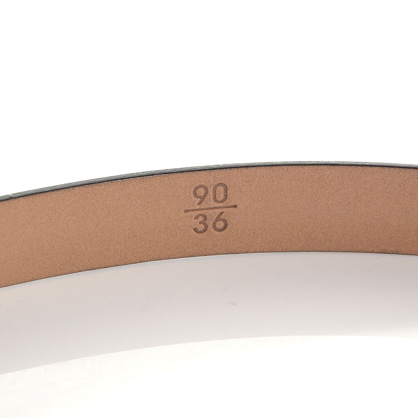 Patent Leather CC Logo Skinny Belt 90 36 Black