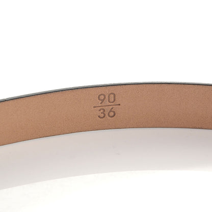 Chanel Patent Leather CC Logo Skinny Belt 90 36 Black 6 of 7