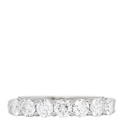 Tiffany Platinum Diamond 3.5mm Half Circle Embrace Band Ring 53 6.5 1 of 5