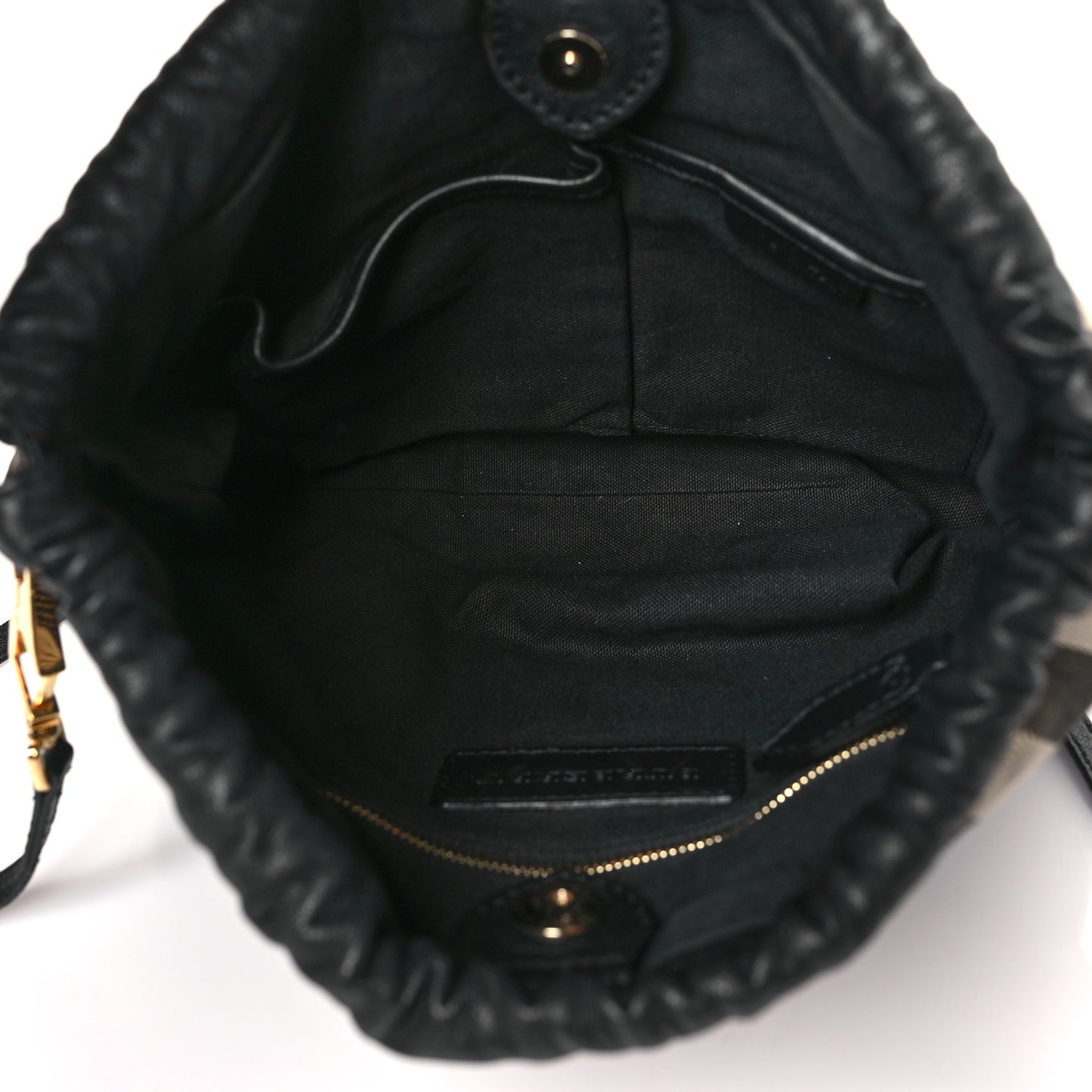 Derby Calfskin House Check Little Crush Black