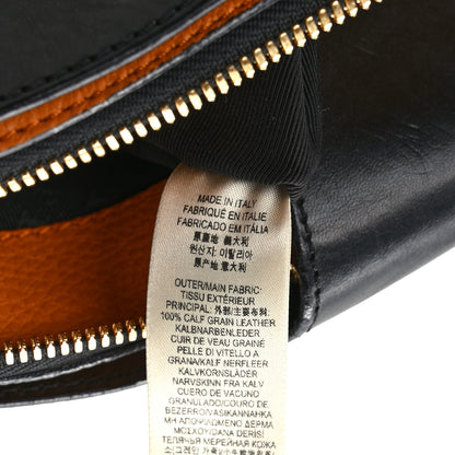 Burberry Calfskin Velvet Medium Milverton Satchel Copper Orange 7 of 15