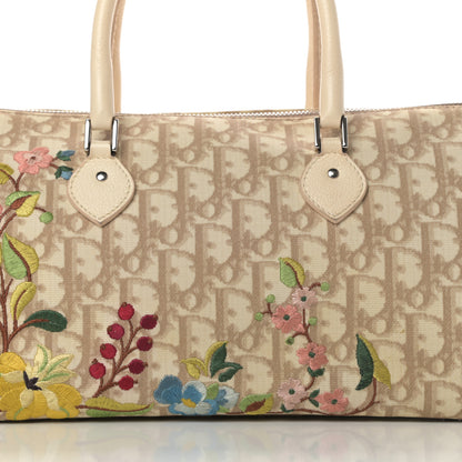 Christian Dior Monogram Vintage Flowers Boston Beige 8 of 16