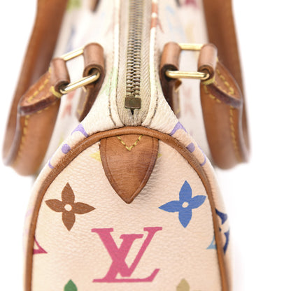 Louis Vuitton Monogram Multicolor Mini Sac HL Speedy White 8 of 12