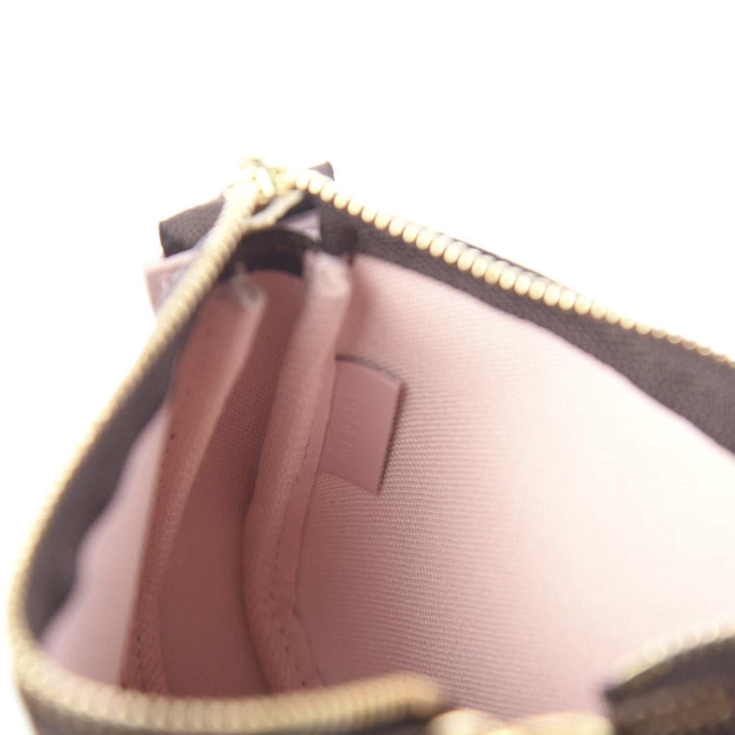 Damier Ebene 2020 Christmas Animation Big Wheel Mini Pochette Accessories Rose Ballerine