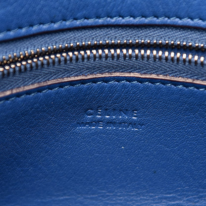 Celine Suede Sangle Bucket Bag Electric Blue 6 of 11