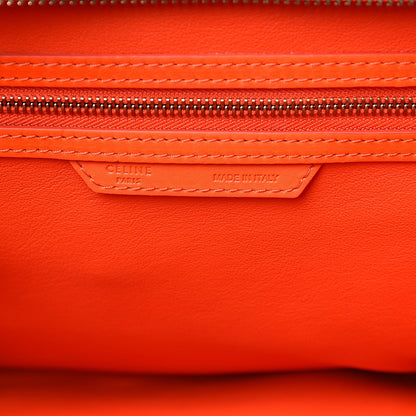 Celine Smooth Calfskin Mini Luggage Orange 5 of 11