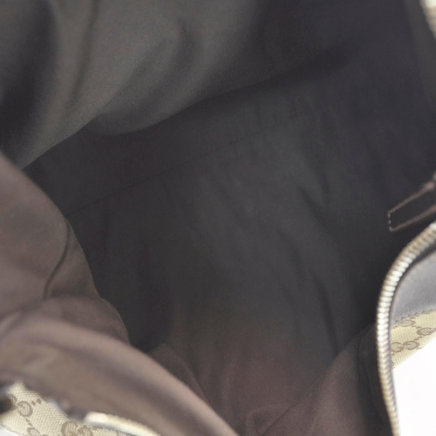 Gucci Monogram D Gold Hobo Ebony 8 of 8