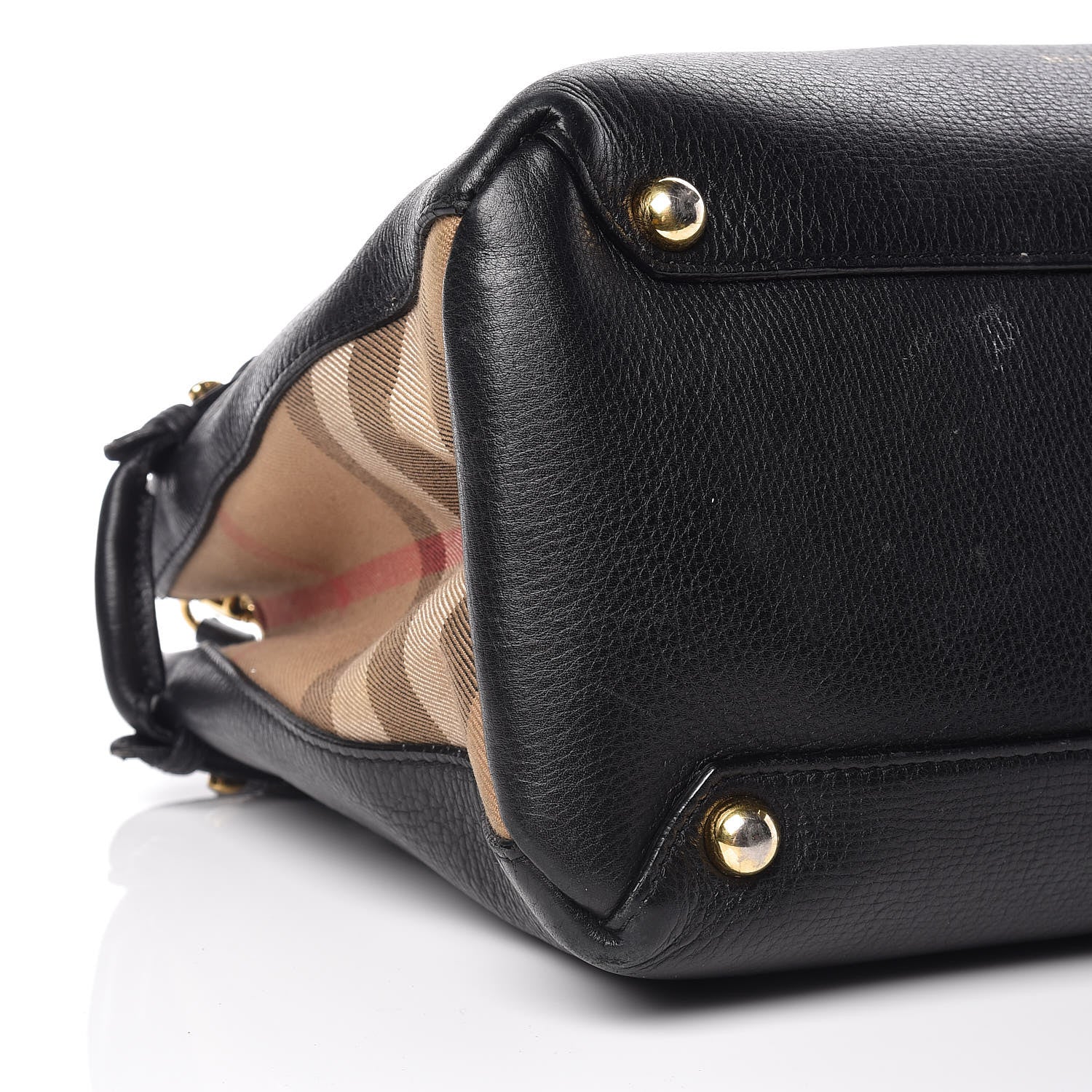 Burberry Smooth Calfskin Medium Banner Tote Black 11 of 20