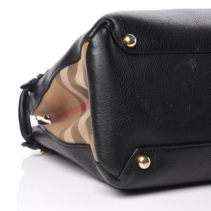 Burberry Smooth Calfskin Medium Banner Tote Black 11 of 20