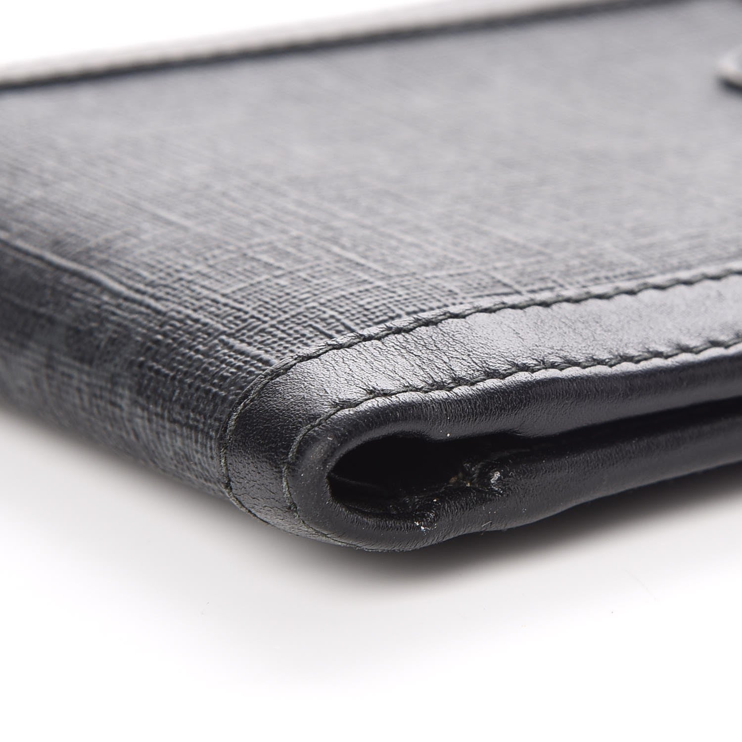 Gucci GG Supreme Monogram Bi-Fold Wallet Black Grey 6 of 11