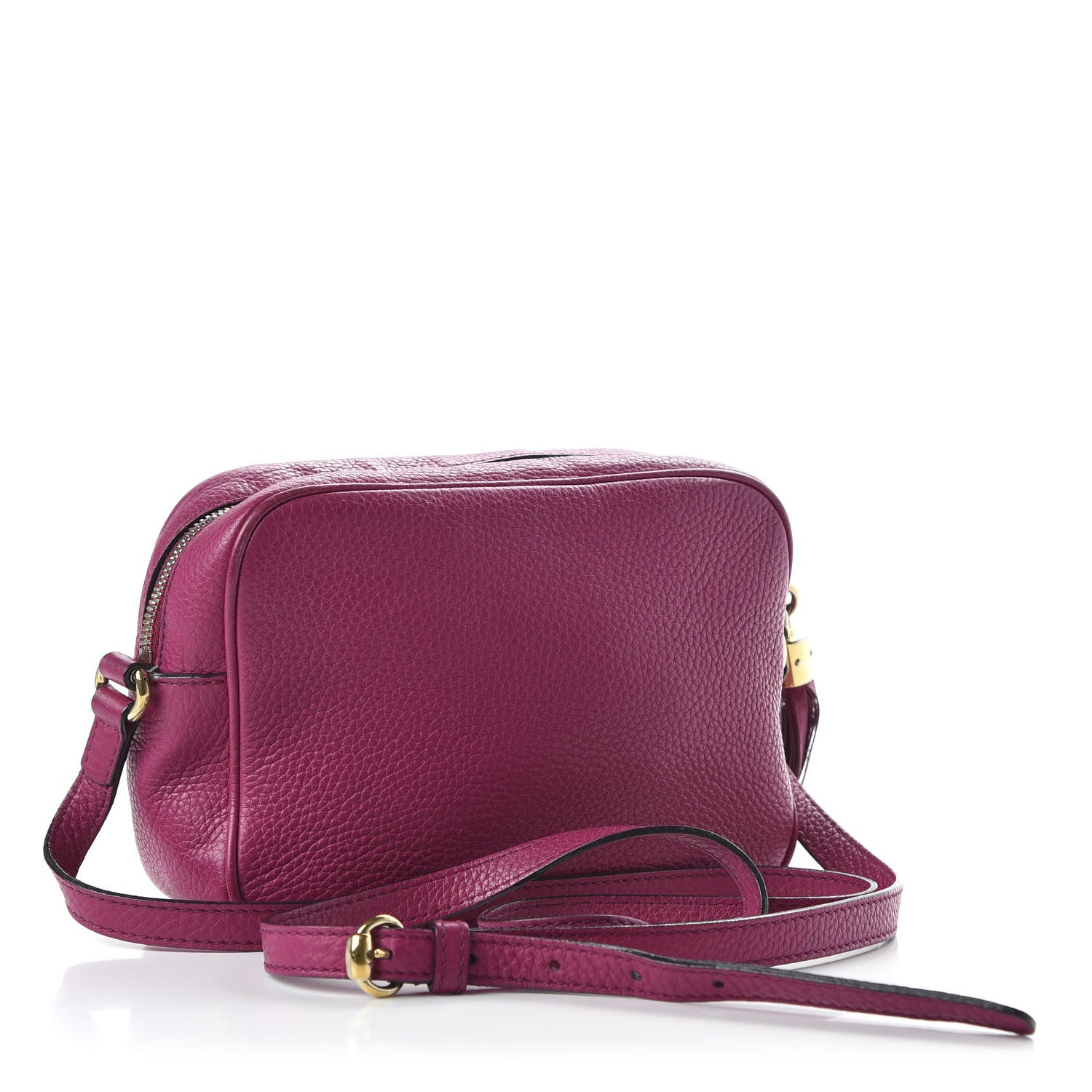 Gucci Pebbled Calfskin Small Soho Disco Bag Peonia Flower 2 of 10