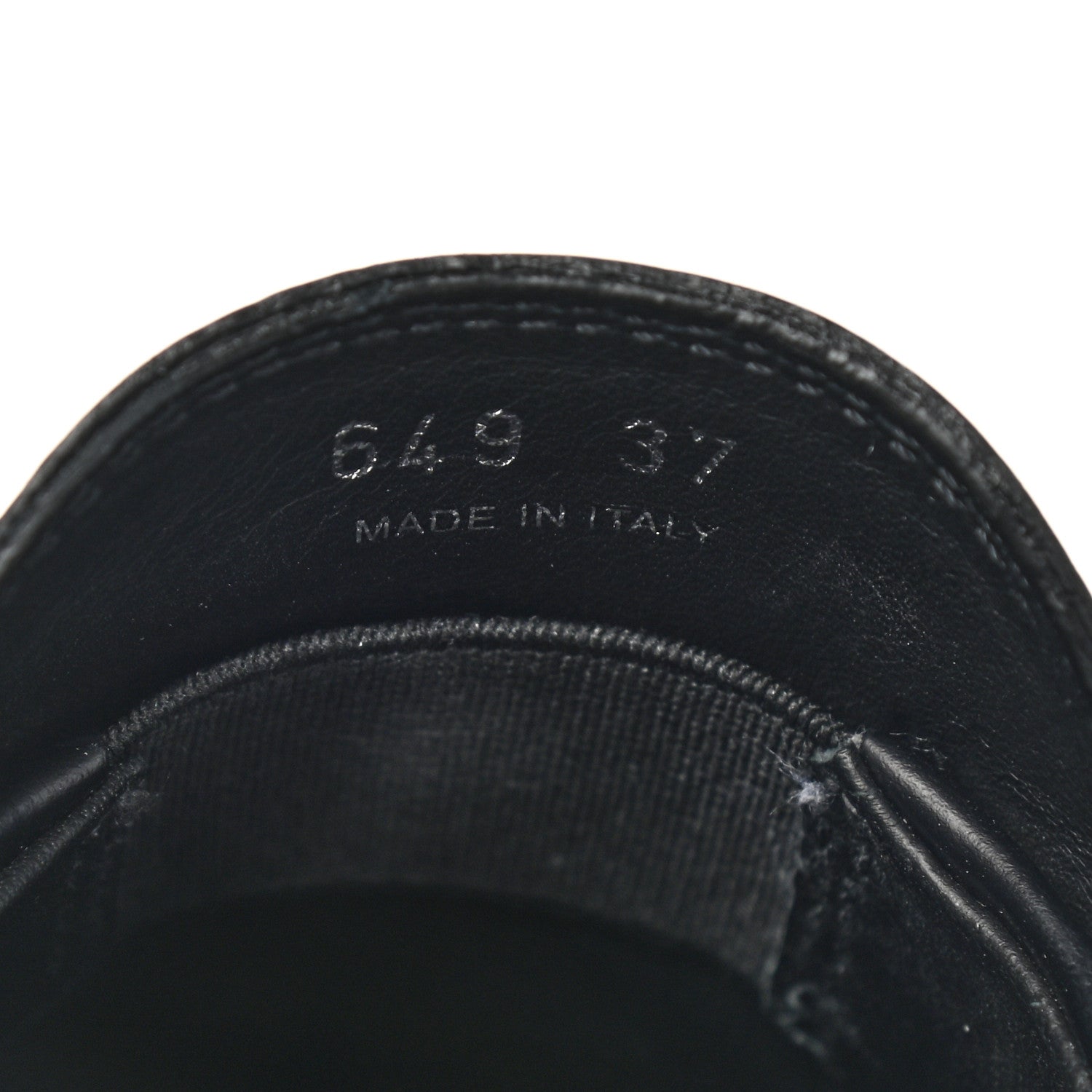 Prada Spazzolato Rois Metal Triangle Logo Monolith 55mm Loafers 37 Black 9 of 11