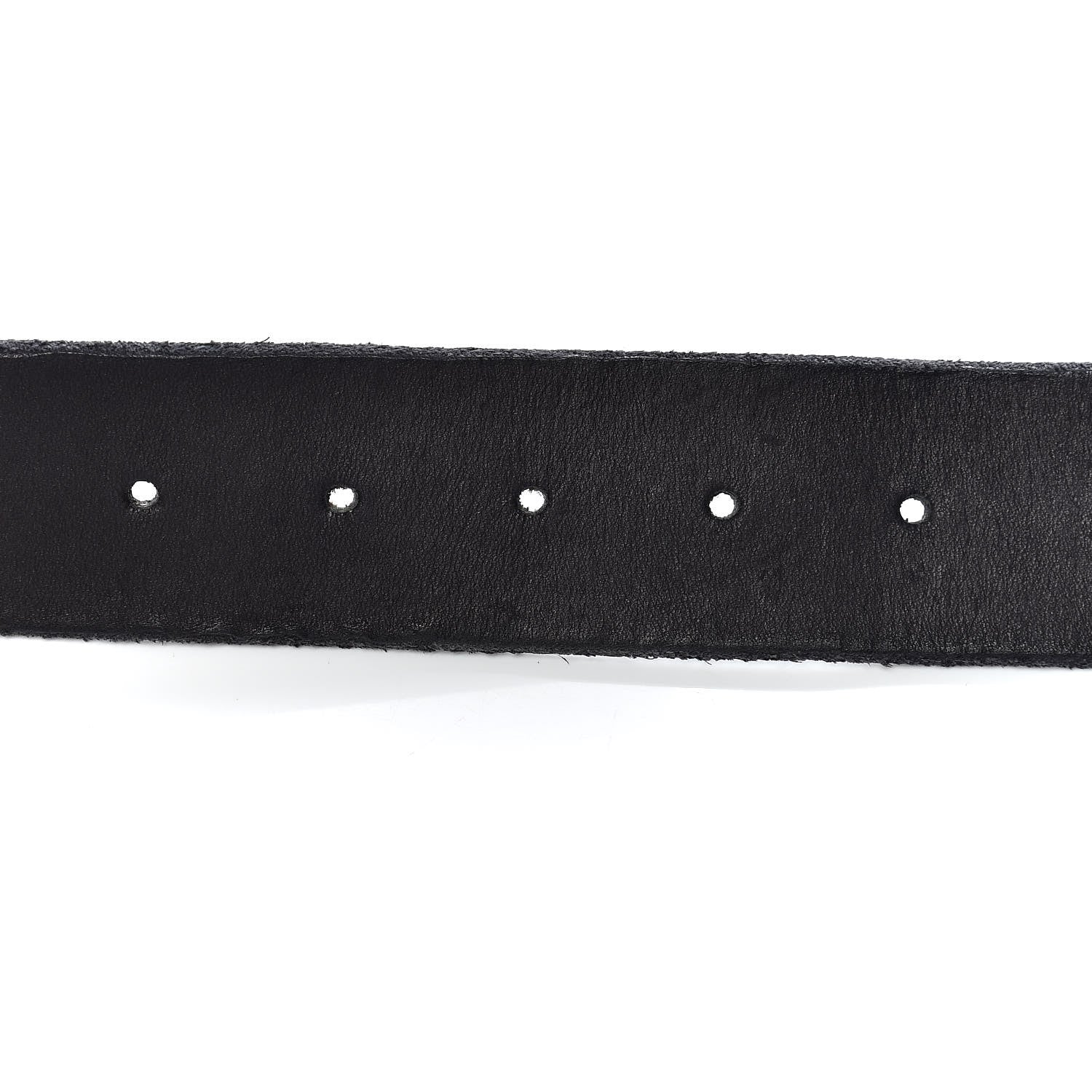 Gucci Faded Calfskin Double G 40mm Belt 80 32 Black 5 of 5
