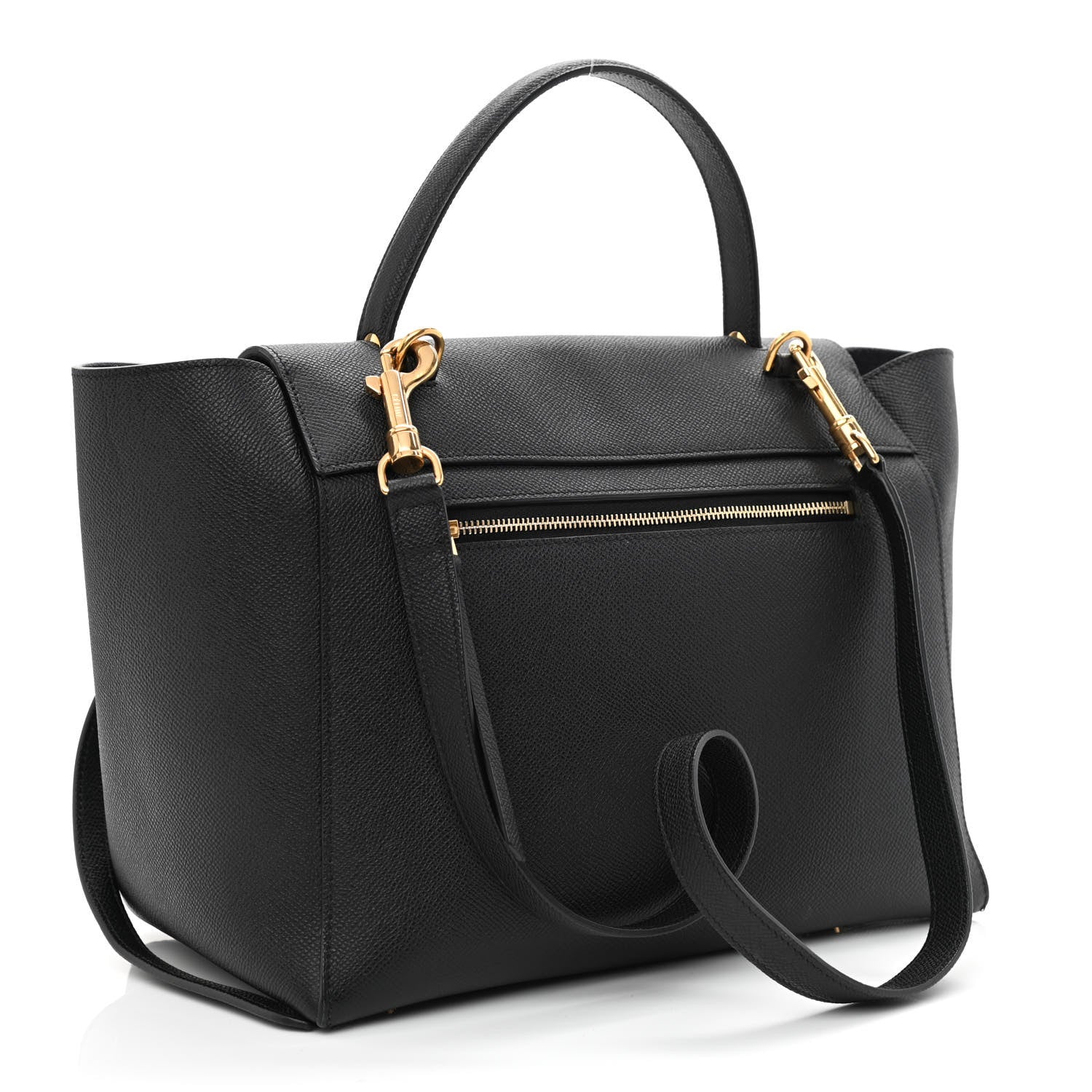 Celine Grained Calfskin Mini Belt Bag Black 3 of 13