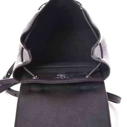 Louis Vuitton Calfskin Lockme Mini Backpack Black 5 of 15