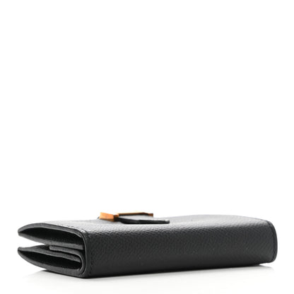 Hermes Epsom Mini Bearn Wallet Black 4 of 8