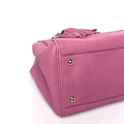 Gucci Pebbled Calfskin Medium Soho Shoulder Bag Fresia Rose 9 of 10