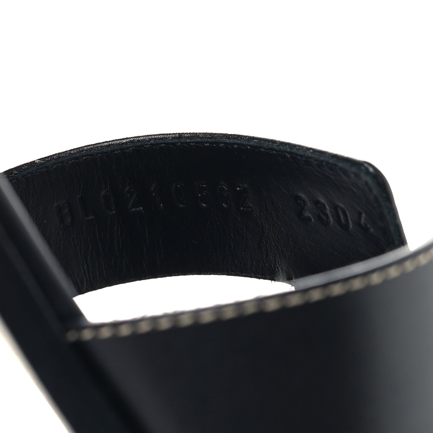 Box Calfskin Oran Sandals 41 Black