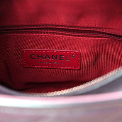 Chanel Iridescent Lambskin Calfskin Quilted Small Gabrielle Hobo Light Purple 6 of 16