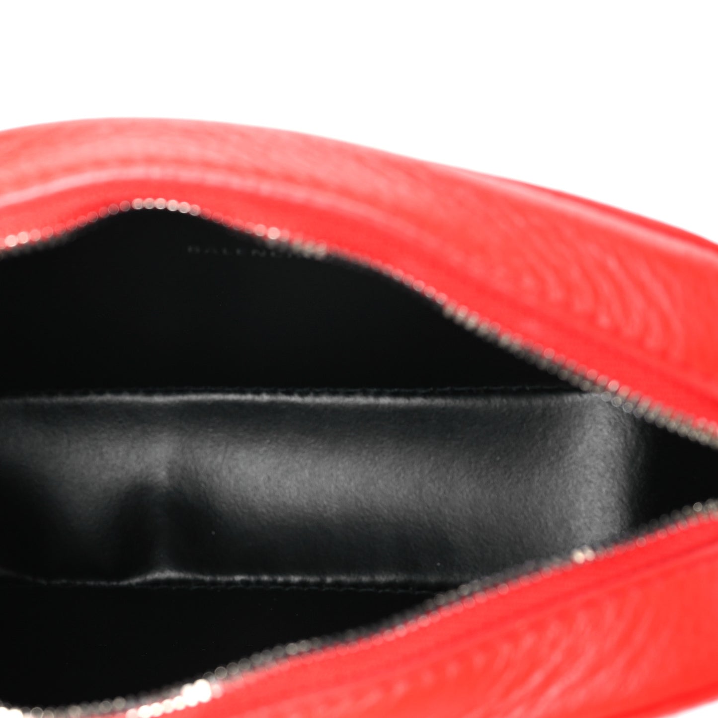 Calfskin Logo XS Everyday Camera Bag Vivid Red Black
