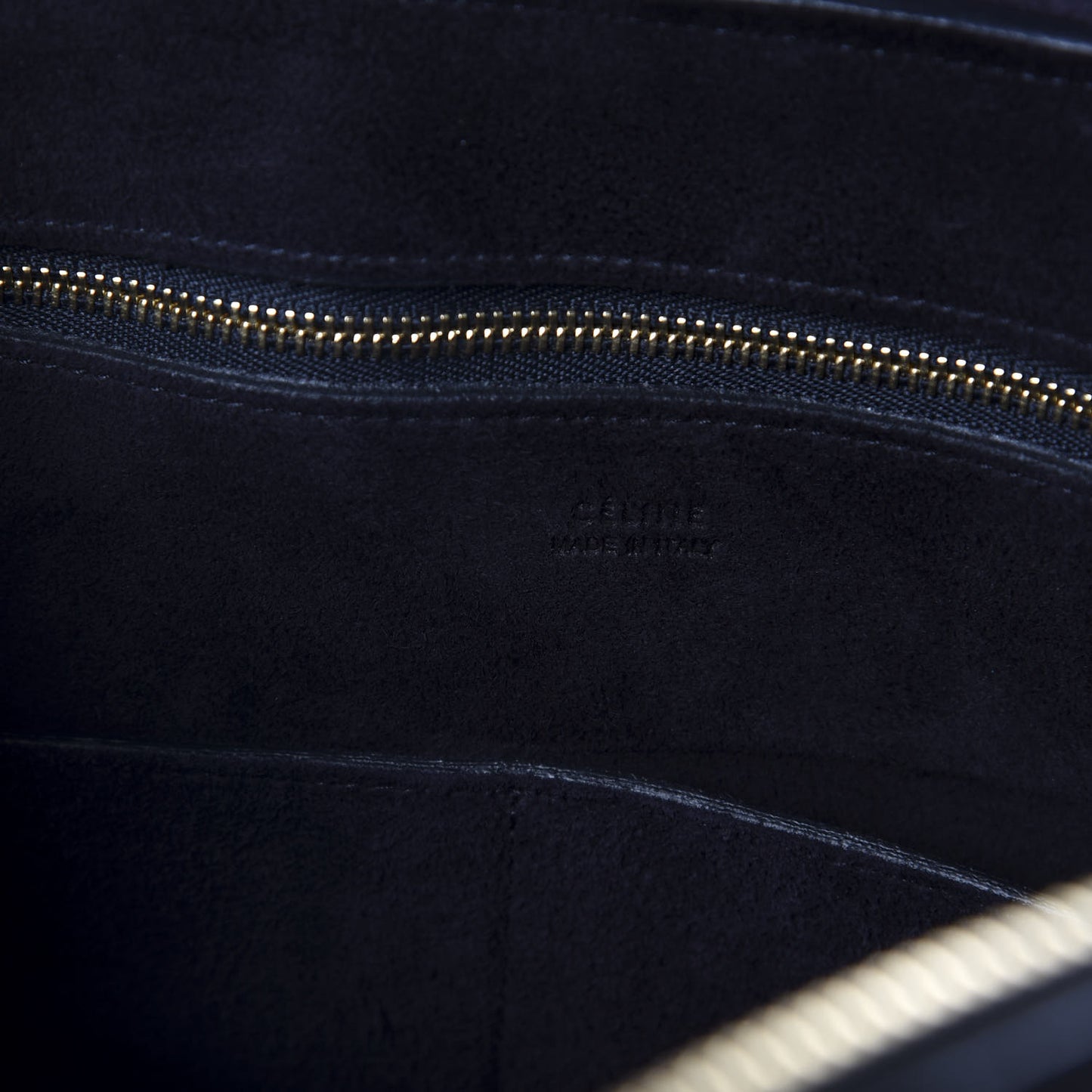 Smooth Calfskin Ring Bag Black