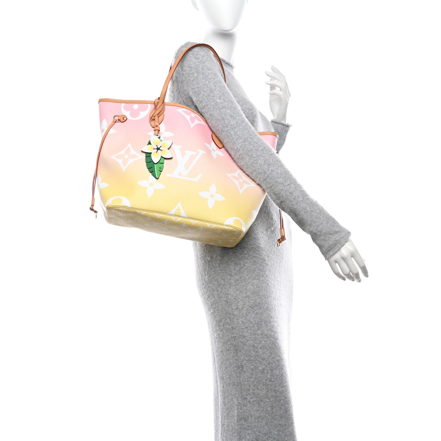 Louis Vuitton Monogram Giant By The Pool Neverfull MM Light Pink 2 of 11