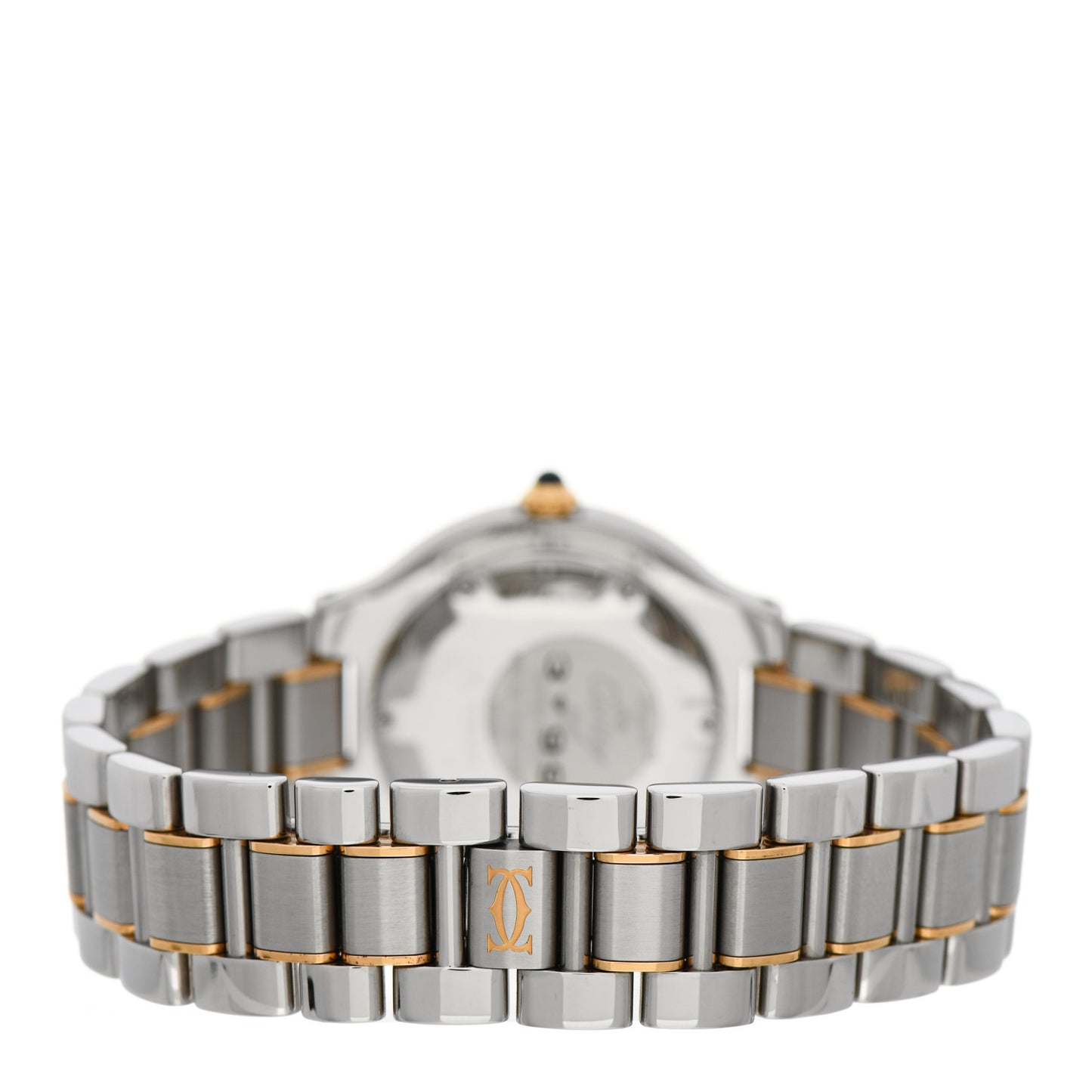 Stainless Steel 18K Yellow Gold 31mm Must De 21 Quartz Watch