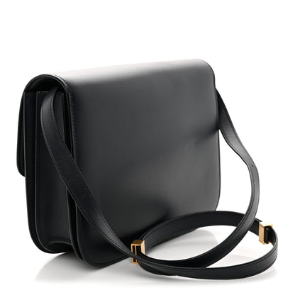 Celine Box Calfskin Medium Classic Box Flap Bag Navy 3 of 10