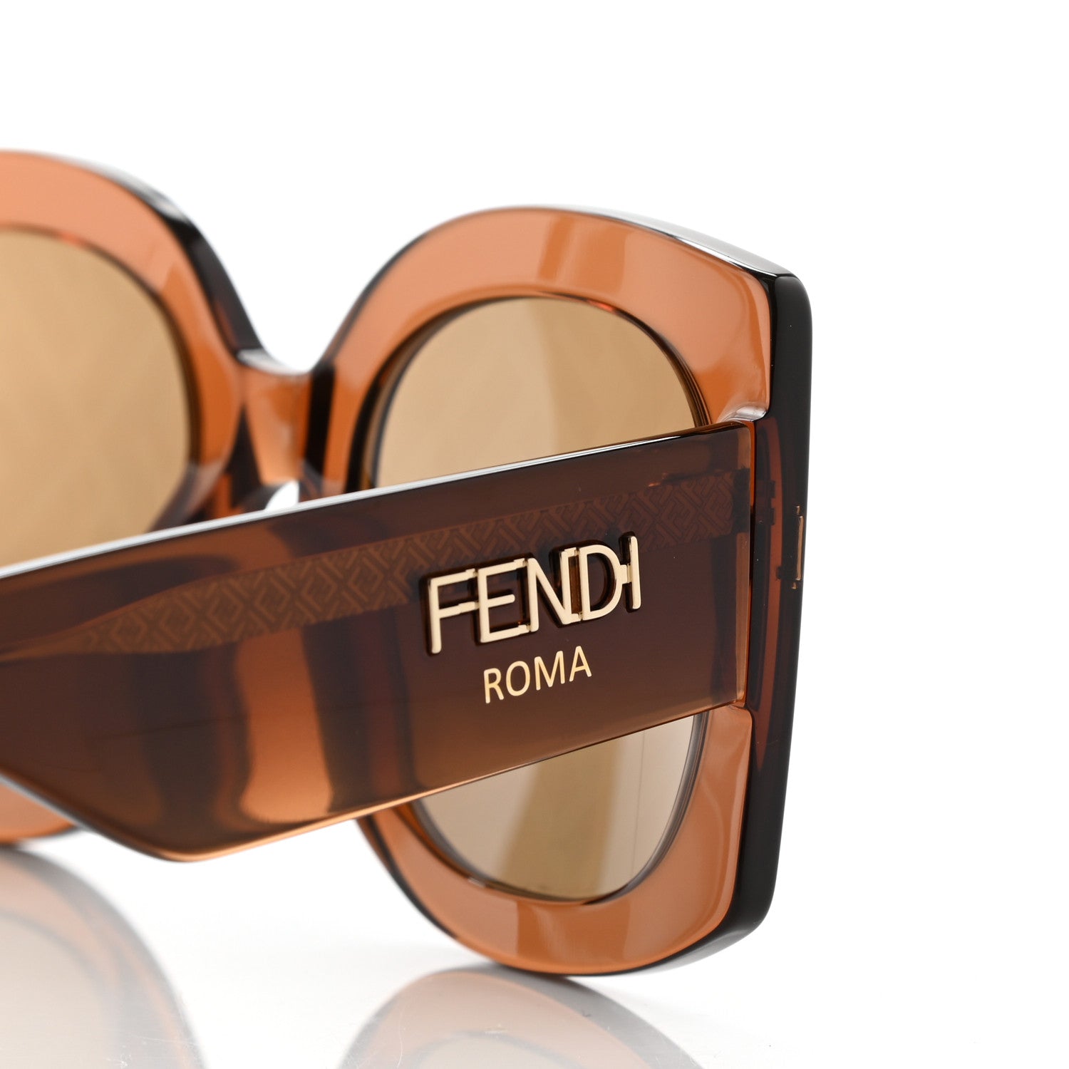 Fendi Acetate FF Sunglasses FF 0436/G/S Brown 5 of 7