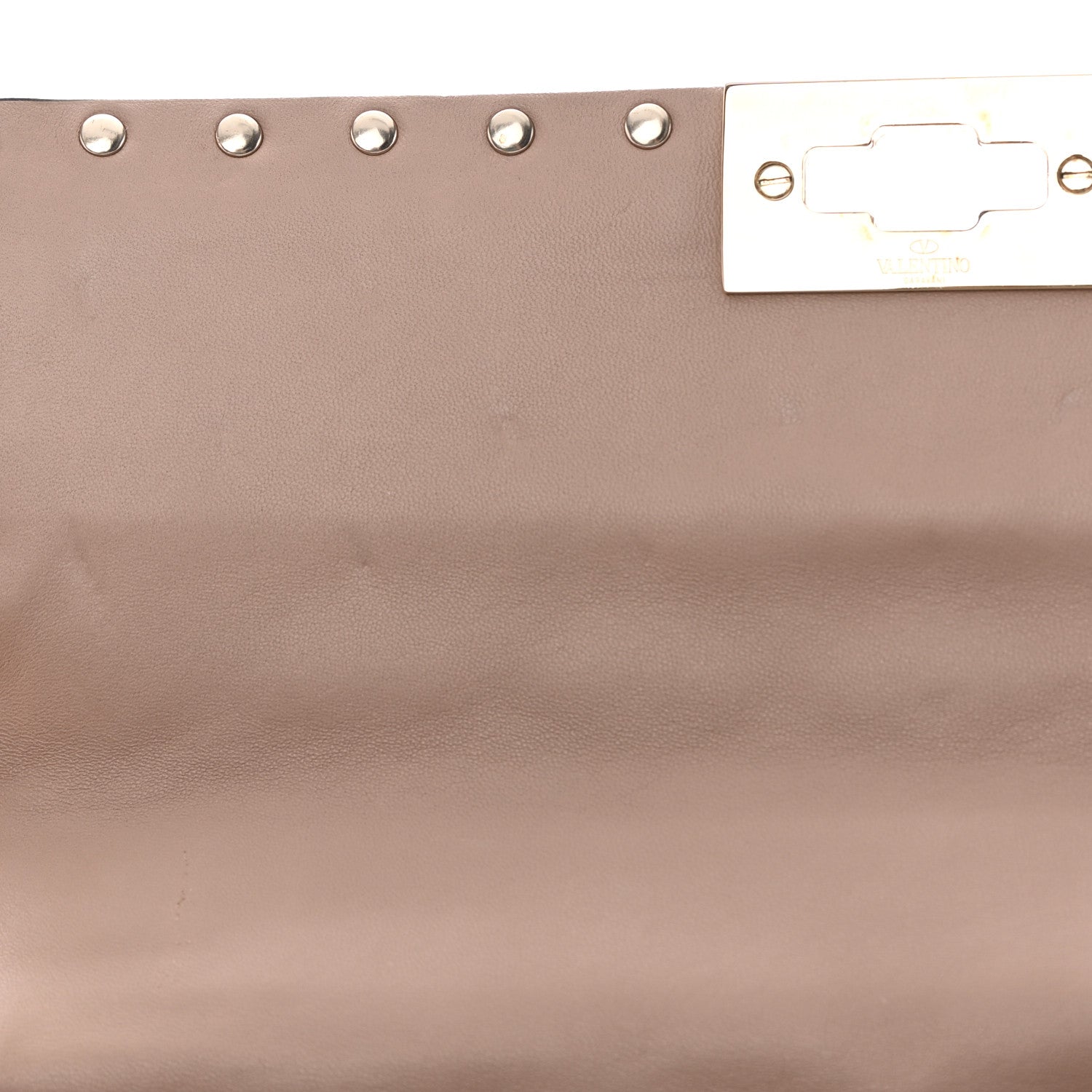 Valentino Garavani Lambskin Medium Rockstud Spike Shoulder Bag Poudre 10 of 15