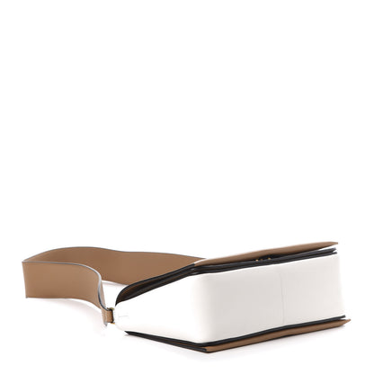 Celine Shiny Smooth Calfskin Medium Frame Shoulder Bag Tan Optic White 4 of 7