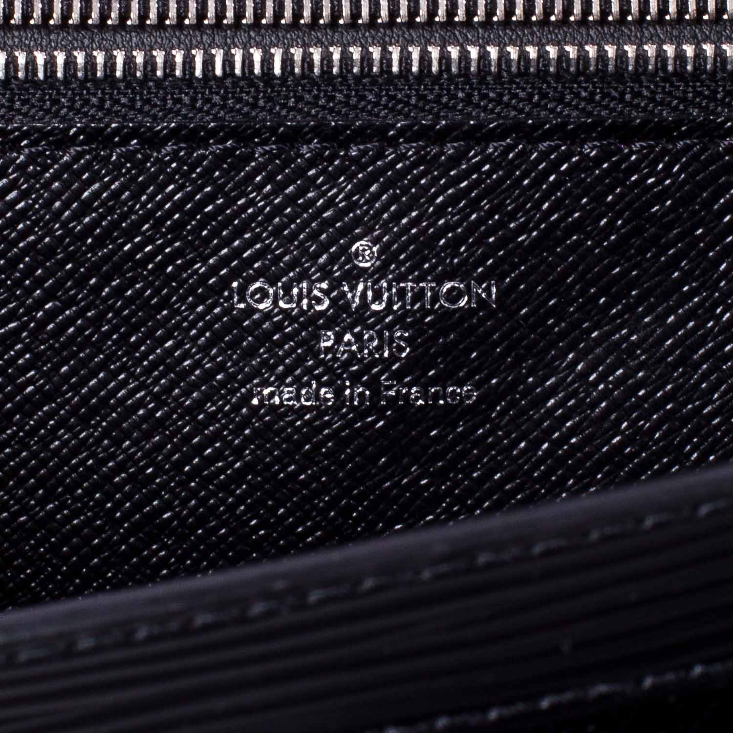 Louis Vuitton Epi Pochette Sellier Dragonne Clutch Black 7 of 10