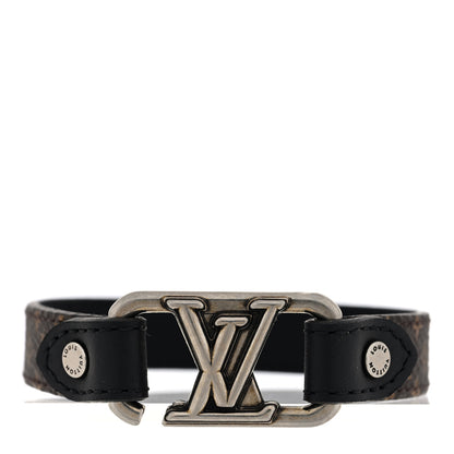 Louis Vuitton Monogram LV Slim Dimension Reversible Bracelet Ebene Black 1 of 7