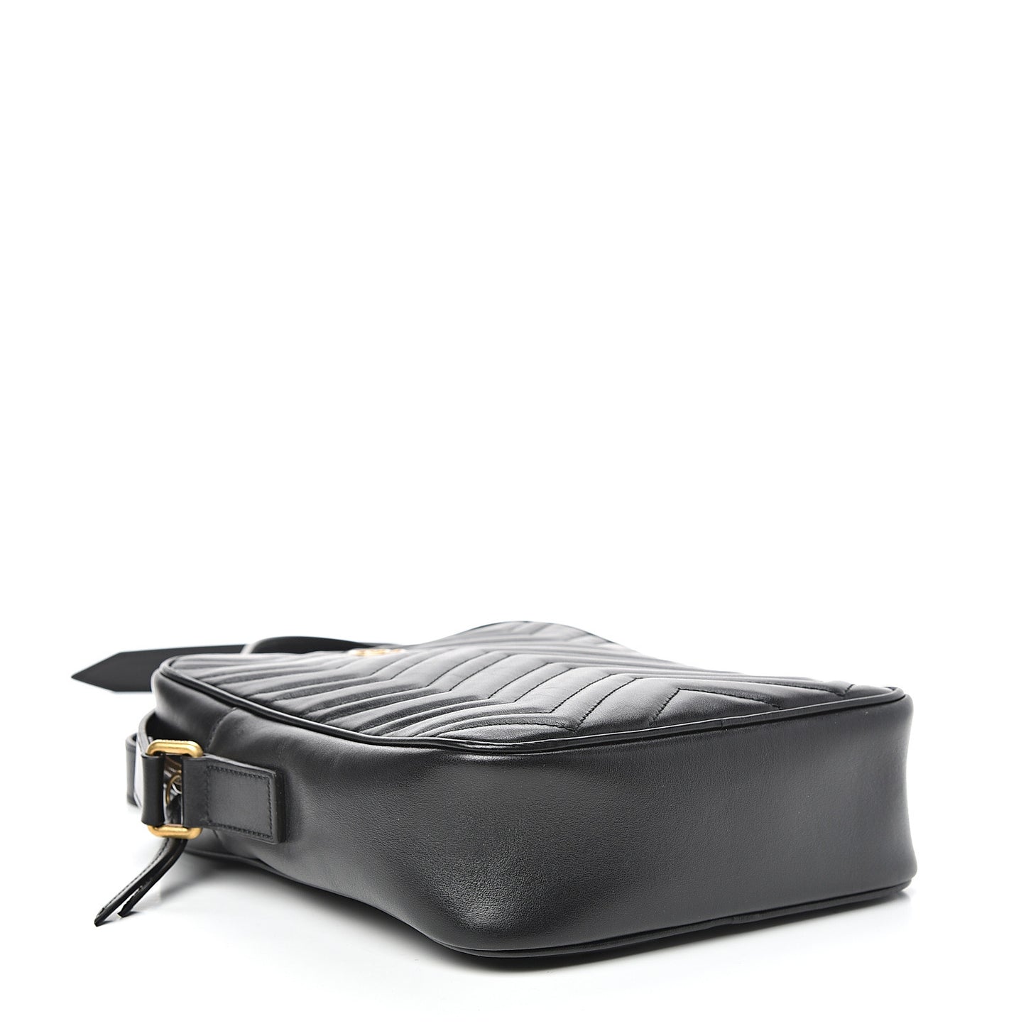 Calfskin Matelasse GG Marmont Travel Bag Black
