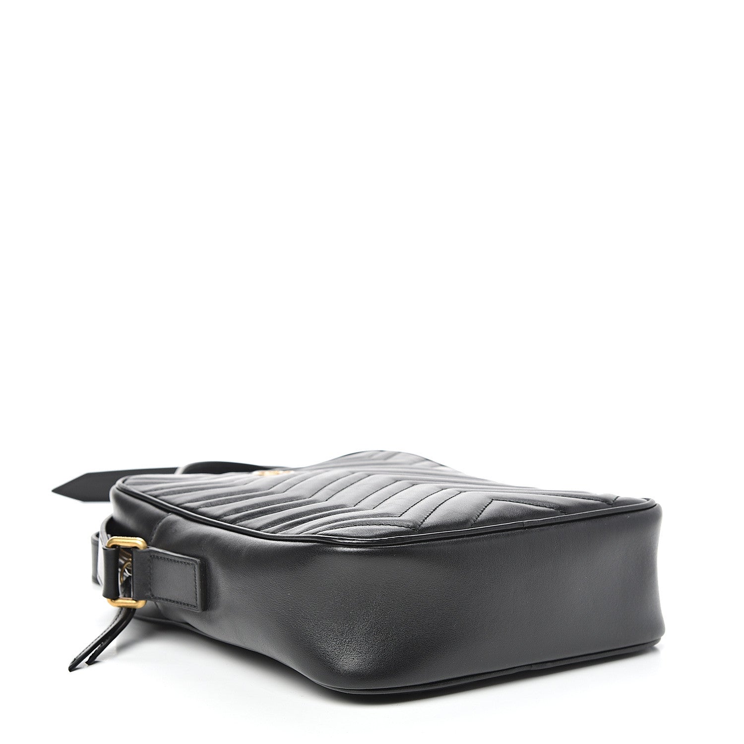 Gucci Calfskin Matelasse GG Marmont Travel Bag Black 4 of 10